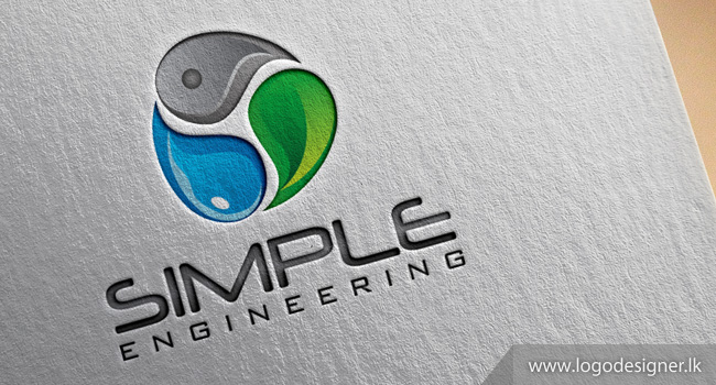 Simple Engineering Logo designed by logodesigner.lk Sri Lanka