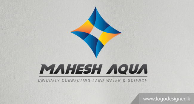 Mahesh Aqua Holdings Logo designed by logodesigner.lk Sri Lanka