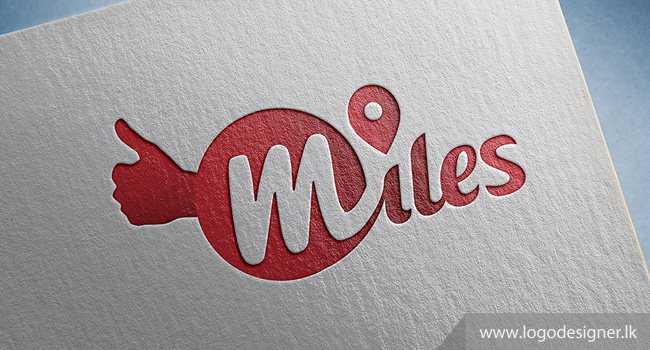 Miles Cab Service App Logo designed by logodesigner.lk Sri Lanka
