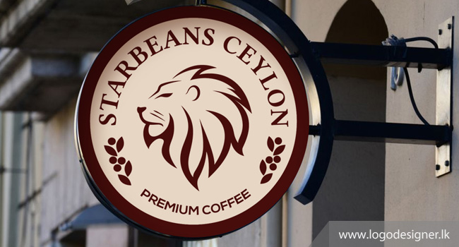 Starbeans Ceylon Coffee logo designed by logodesigner.lk Sri Lanka